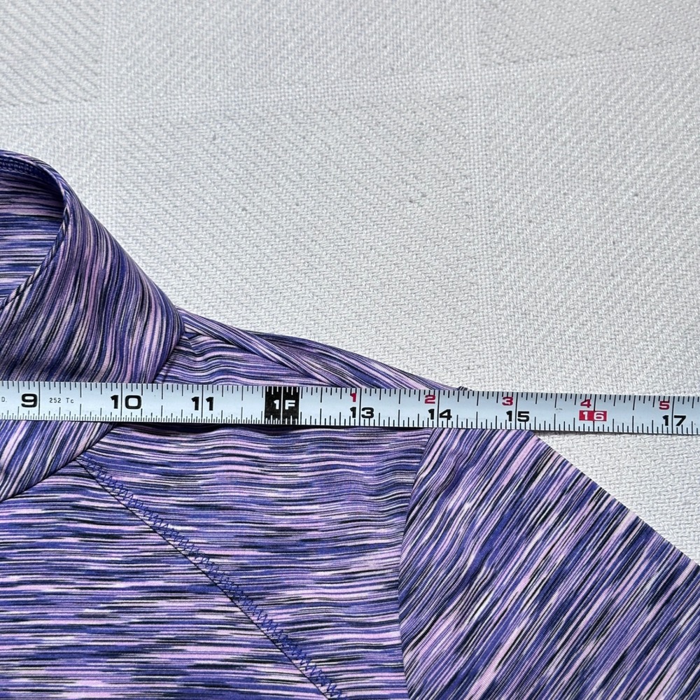 NEW Zero Restriction Shae Performance 1/4 Zip Women Small Space Dye Purple Mock - Picture 10 of 12